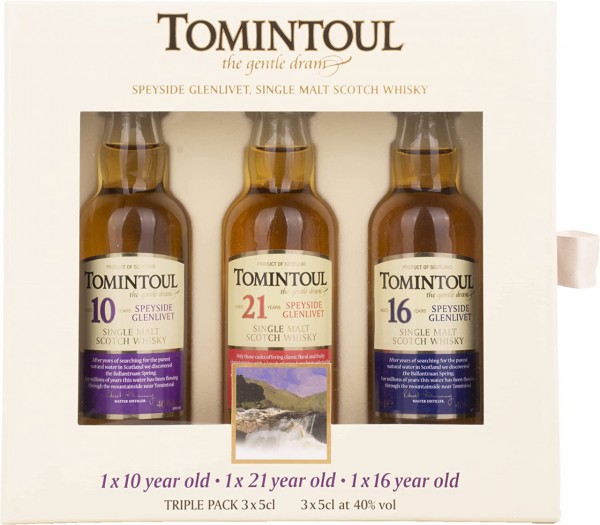 Tomintoul Whisky Tri Pack 5 cl