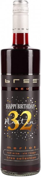 Weinflasche Geburtstagswein personalisiert