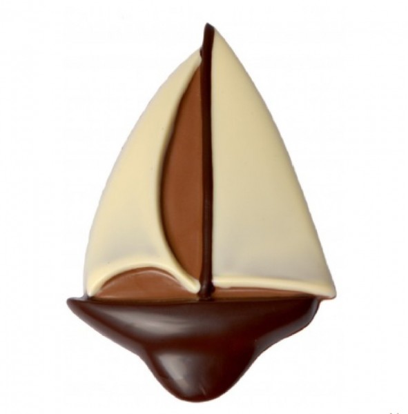 Segelschiff aus Schokolade