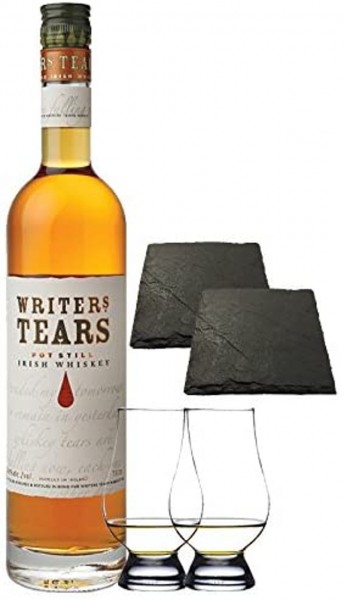 Writers Tears mit 2 Gläsern