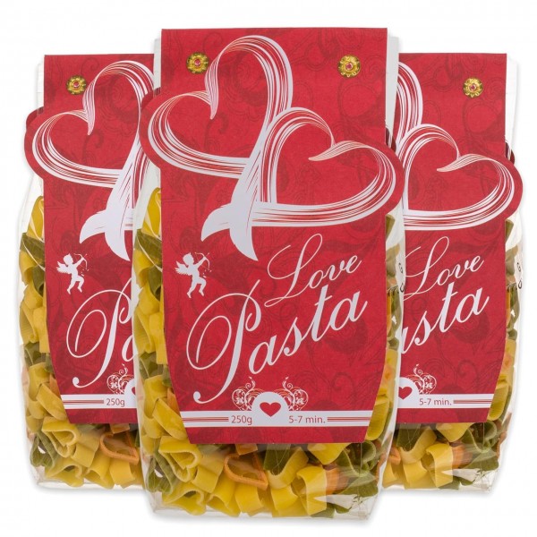 Herz-Nudeln "Love Pasta" 3er Set