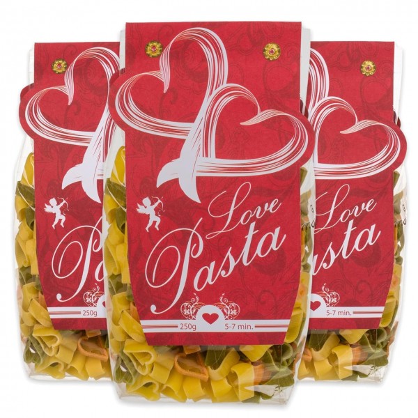 Herz-Nudeln "Love Pasta" 3er Set