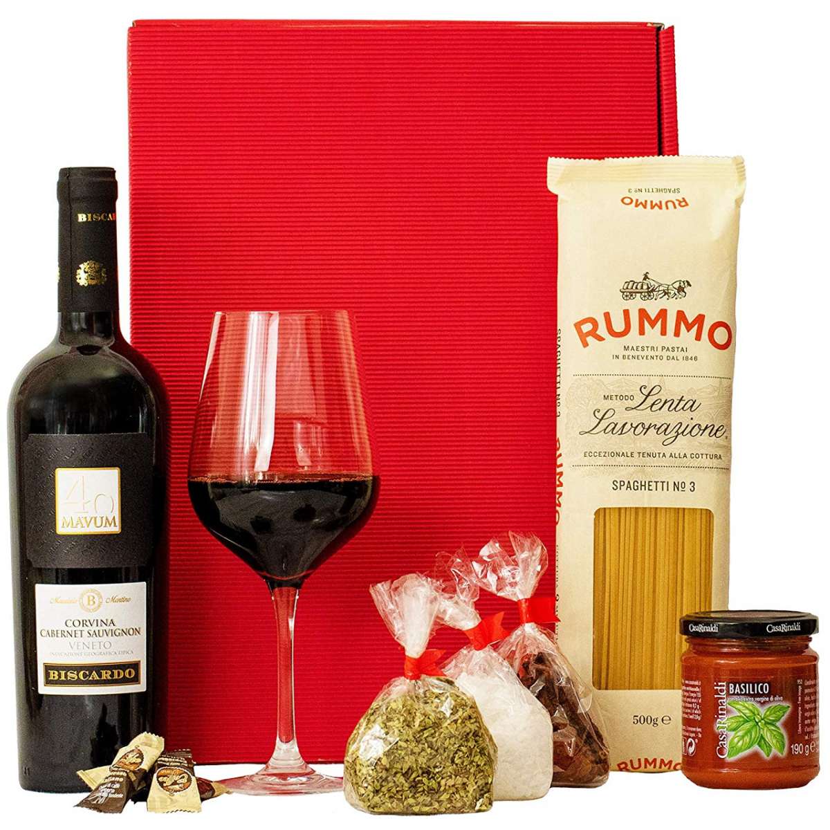 Geschenkset Italien · Geschenk Set mit italienischen Spezialitäten