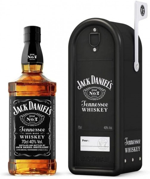 Jack Daniel's Tennessee Whiskey in Mailbox