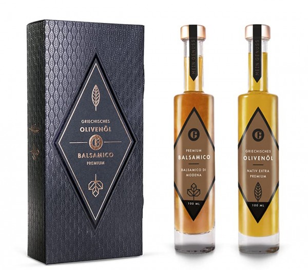 Olivenöl & Balsamico Essig Geschenkset
