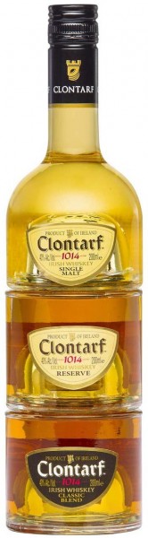 Clontarf Trinity Pack Irish Whiskey 3x 0,20l